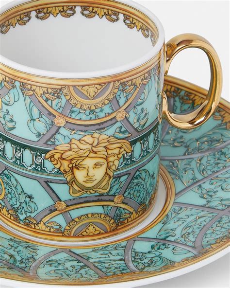 versace espresso cup and saucer